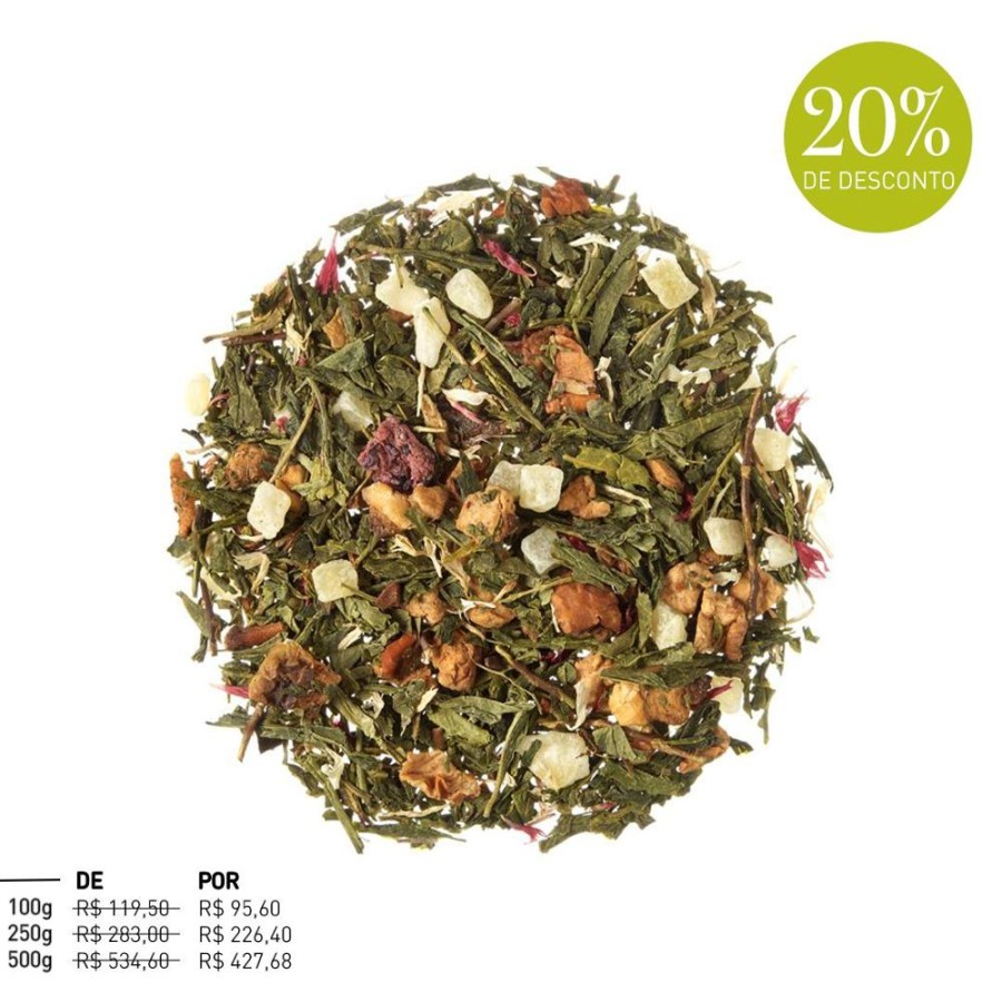 Chas E Infusoes Tea shop Cha Verde | Cha Verde Beauty Guarana - Tea Shop